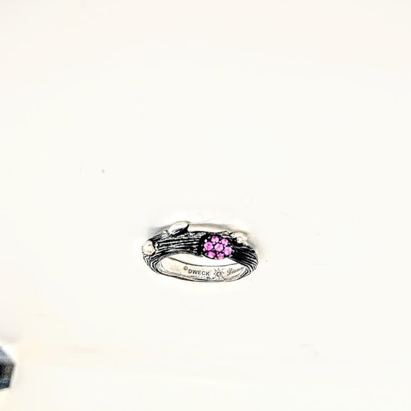 Dweck Diamonds Sterling Fortuna Single Branch Ring size 7 - Picture 3 of 3